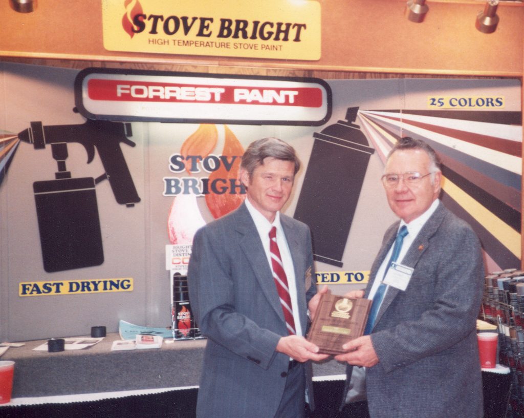 Scott Forrest with Stove Bright